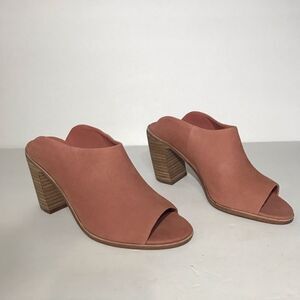 Vince Camuto Mesella Peep-Toe Mules- Sushi